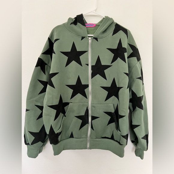 EDIKTED Star at Me Oversize Hoodie - Picture 2 of 8